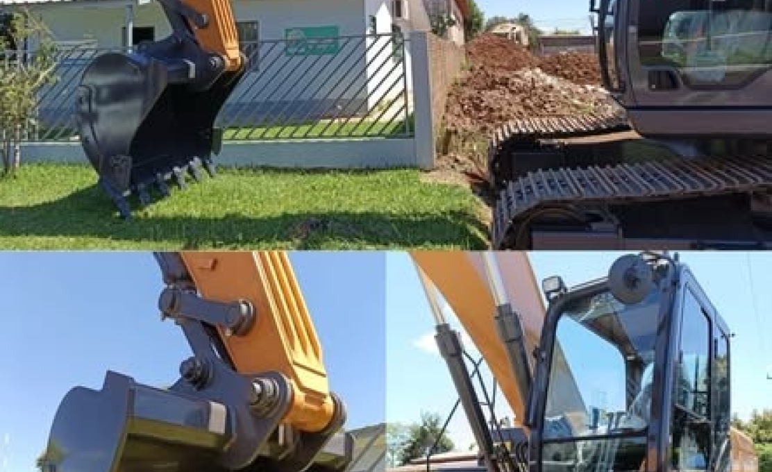  Município recebe  escavadeira hidráulica, adquirida por meio de convênio com a SEAB – Sec...