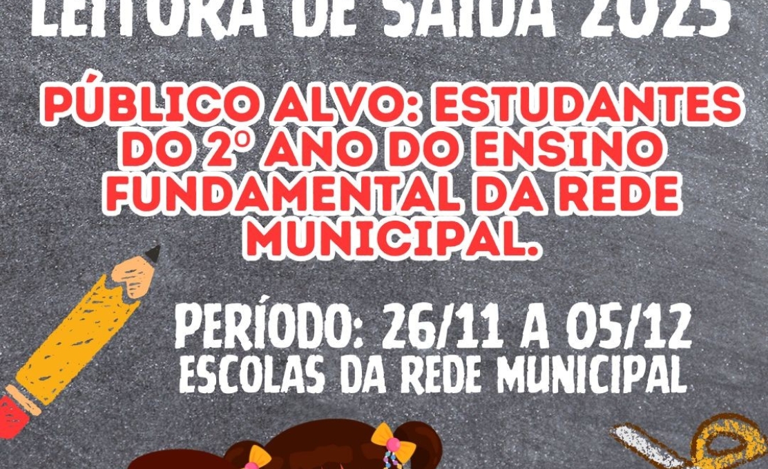 Avaliações de fluência de saída 2025 - alunos do 2º ano da Rede Municipal de Ensino.