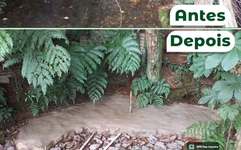 Trabalhos de Proteção de nascentes no âmbito Municipal 