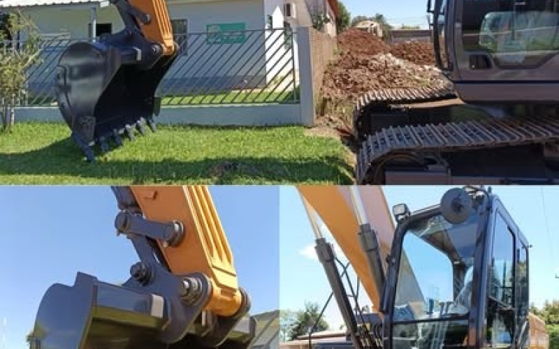  Município recebe  escavadeira hidráulica, adquirida por meio de convênio com a SEAB – Secretaria de Estado da Agricultu