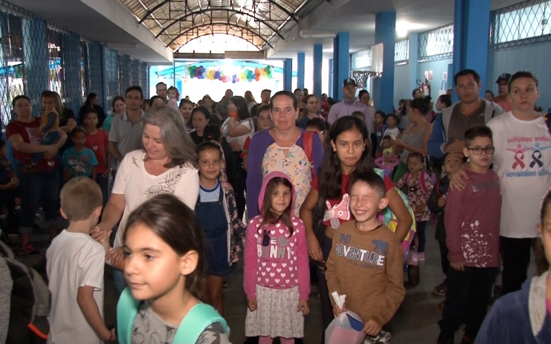 voltas as aulas rede Municipal de ensino escola Helio Balarotti