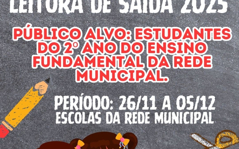 Avaliações de fluência de saída 2025 - alunos do 2º ano da Rede Municipal de Ensino.