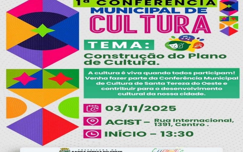 1ª CONFERÊNCIA MUNICIPAL DA CULTURA